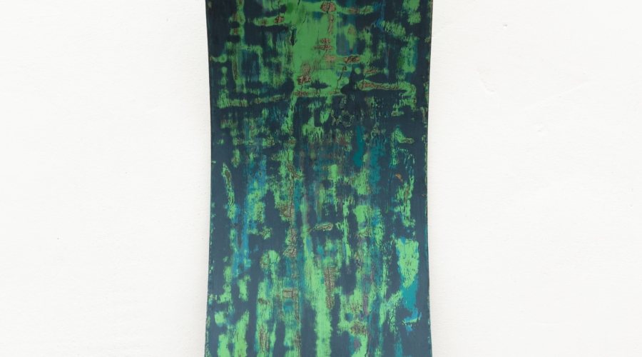 Lacquer Leaf Blue in Green 1