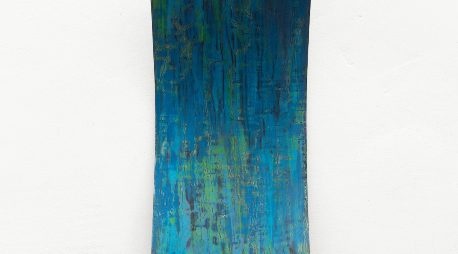 Lacquer Leaf Blue in Green