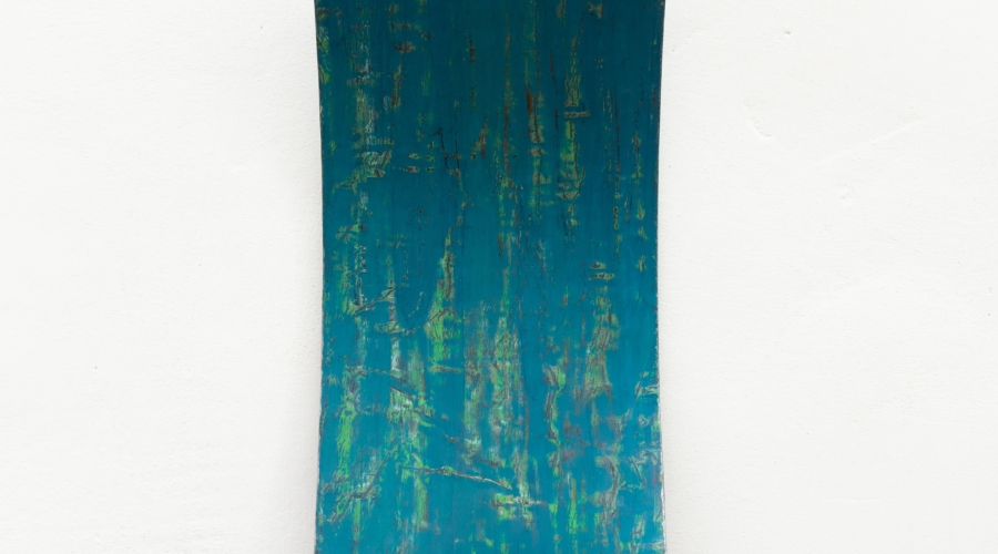 Lacquer Leaf Blue in Green
