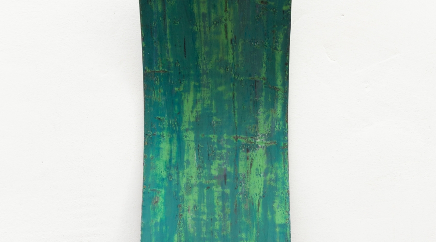 Lacquer Leaf Blue in Green