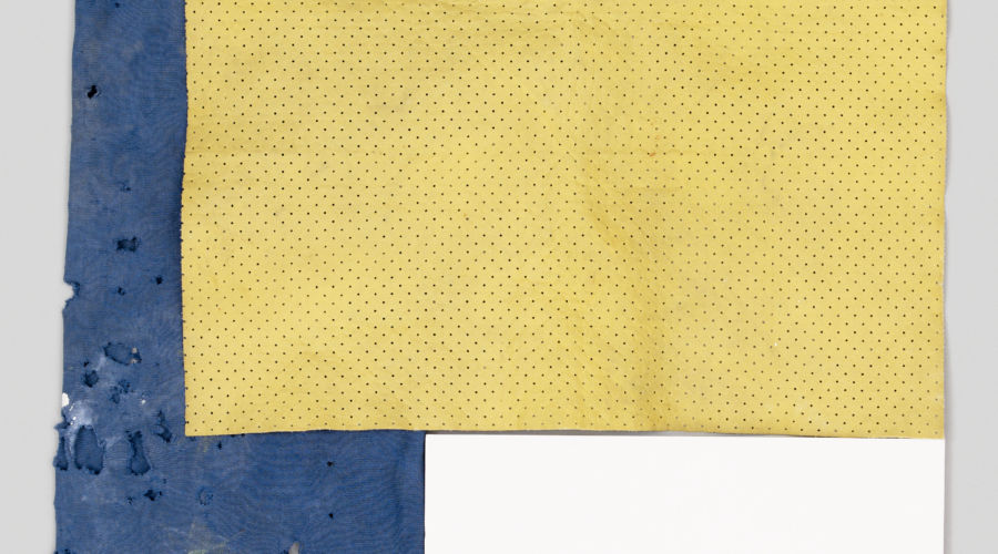 Composition With Blue Rag